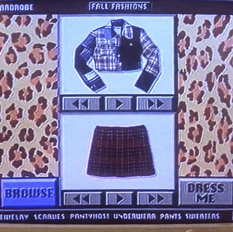 Cher Closet Clueless, Cher Clueless Closet, Computer Fashion, Clueless Closet App, Cher Closet, Clueless Computer, Shop Clothing, Closet Art, Computer Organization