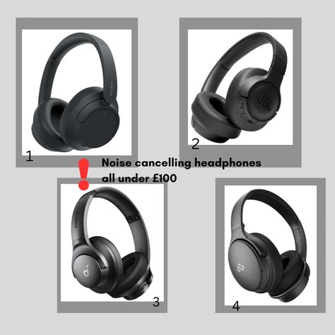 Noise cancelling headphones all under £100! Study uninterrupted 1. https://amzn.to/3qIRdc6 2. https://amzn.to/45mRDEg 3. https://amzn.to/47IYo4R 4. https://amzn.to/3Ef1TlO #study #studygram #student #studentlife #headphones #cheap #library #university #college Best Cheap Headphones, Cheap Headphones, Library University, Wireless Bluetooth Headphones, University College, Noise Cancelling Headphones, Bluetooth Headphones Wireless, Bluetooth Headphones, Noise Cancelling