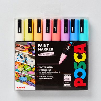 Posca Marker, Rosa Coral, Water Based Acrylic Paint, Sign Writing, Paint Marker, Art Pens, Permanent Marker, Marker Art, Marker Pen