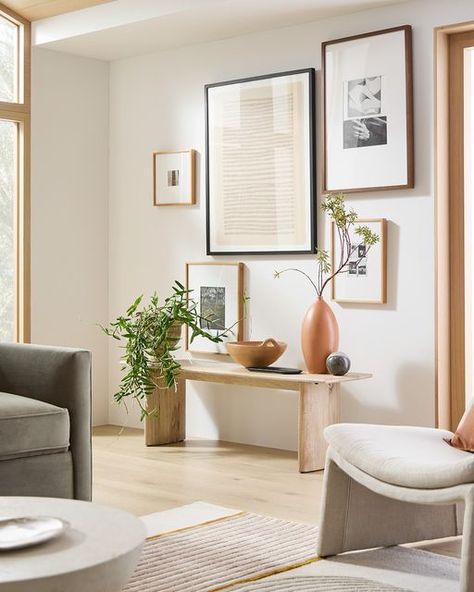 West Elm on Instagram: "Looking to make some low-lift, high-impact home updates? Tap the link in our bio for 6 easy ways to improve and personalize your space (in less than an afternoon!)." Picture Frames On Wall, Wood Gallery Frames, Wood Dining Bench, Gallery Frames, Gallery Wall Frames, Wall Frames, Solid Wood Dining Table, Gallery Frame, Guest Bedrooms