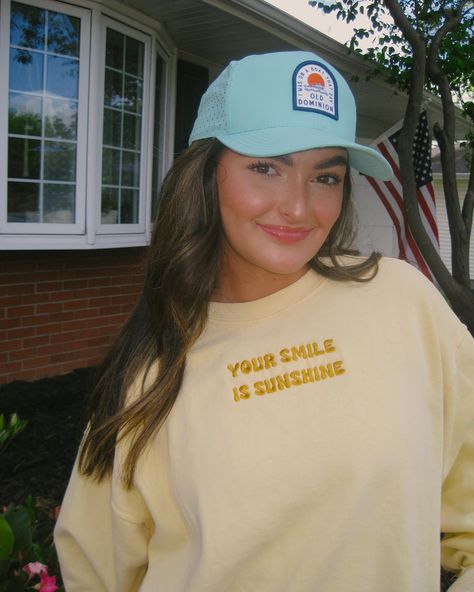 Meet our sweet sunshine girl, sharing the sweet summer vibes in our butter yellow crewneck. 🌞🤭💛 With every step, she spreads warmth and joy, making every day feel like a sunny adventure ready to explore! Ready to capture your own sunshine? Grab your crew today! 😊 Yellow Crewneck, Sunshine Girl, Butter Yellow, Sweet Summer, Your Smile, The Sweet, Spreads, Summer Vibes, Sunnies