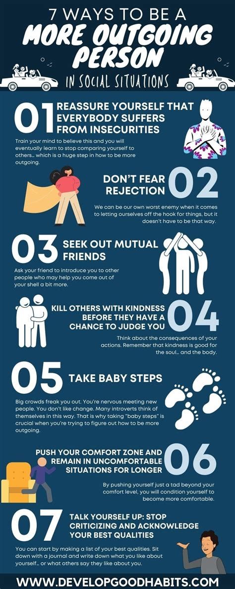 Overcome Social Awkwardness, Being More Social Tips, How To Become More Friendly, How To Have A Conversation Social Skills, Be More Social Tips, Be More Likeable, Tips To Socialize, How To Be Sociable, How To Be More Optimistic