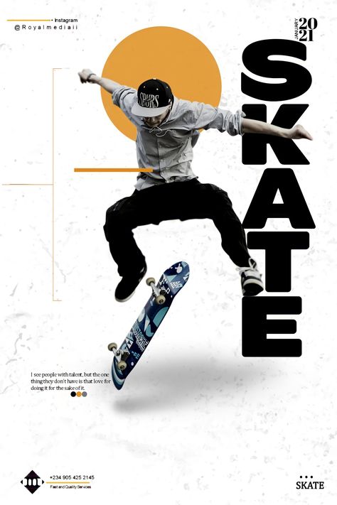 Skateboarding Poster Design, Skateboard Poster, Photoshop Backgrounds Free, Sports Logo Design, Album Art Design, Type Inspiration, Movie Posters Design, Sun Art, Brand Book