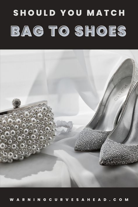 fancy beaded high heels and small purse sitting on draped fabric in greyscale photo Formal Bag, Color Coordination, Lady Style, Your Shoes, Silver Shoes, Coordinating Colors, Fashion Advice, You Bag, Formal Event