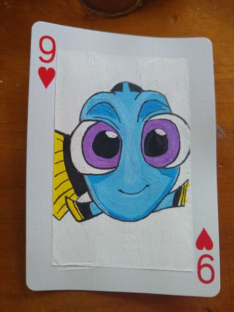 Things To Draw On Playing Cards, Playing Card Painting Ideas Aesthetic, Deck Of Card Painting Ideas Aesthetic, Painting On Cards Deck Ideas, Painting Cards Deck, Playing Card Painting Ideas, Painting A Deck Of Cards, Paint On Playing Cards, Painting Playing Cards Ideas