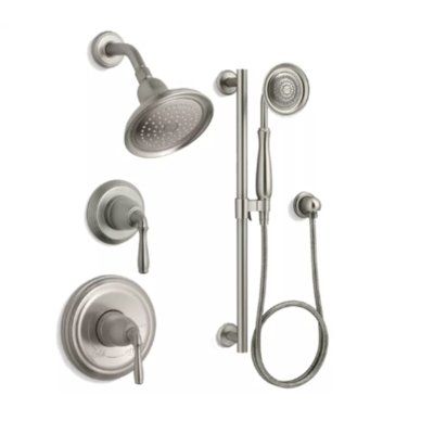 Kohler Devonshire Shower System Shower Tower Panel, Shower Tower, Fixtures Bathroom, Adjustable Shower Head, Dual Shower Heads, Fixed Shower Head, Tub Spout, Panel Systems, Toilet Storage