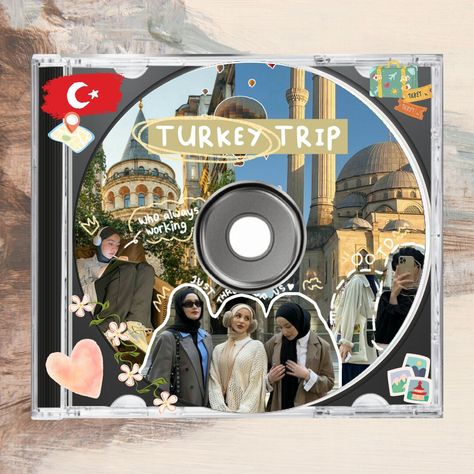 Turkey Trip Digital Scrapbook (pict from pinterest) #Pinterestsawitfirst #cd #scrapbook #digitalart #scribble #coretcoret Cd Scrapbook, Turkey Trip, Book Art Diy, Digital Scrapbook, Art Diy, Digital Scrapbooking, Book Art, Pinterest Likes, Dvd