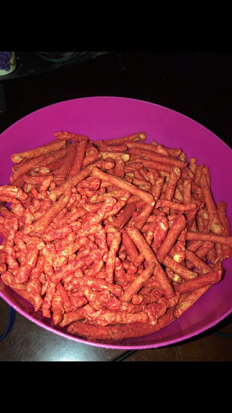 hot cheetos and takis, hot cheetos and takis, i cant get enough of these hot cheetos and takis Easy Taco Recipes, Hot Cheetos, Hot Chip, Food C, Sleepover Food, Food Drink Photography, Mexican Food Recipes Easy, Food Goals, Food Snapchat