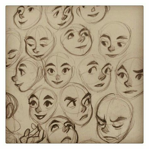 Facial expressions Ako Kresliť, Bd Design, Cartoon Faces Expressions, Disney Eyes, Draw A Face, Face Cartoon, Realistic Eye Drawing, Character Design Cartoon, Drawing Cartoon Faces