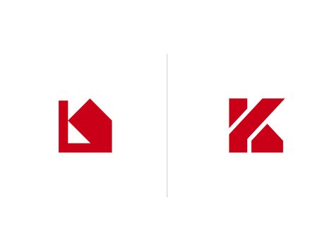 House + Letter K - logo mark exploration K Letter Logo, Knot Logo, Trade Logo, Logo K, K Logo, House Letters, K Logos, Building Logo, Architecture Logo