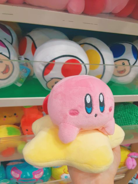 Mario Plushies Aesthetic, Kirby Things To Buy, Kirby Themed Room, Kirby Mouth Open, Kirby Gifts, Cute Plushies Aesthetic, Kirby Pillow, Kirby Toys, Kirby Core