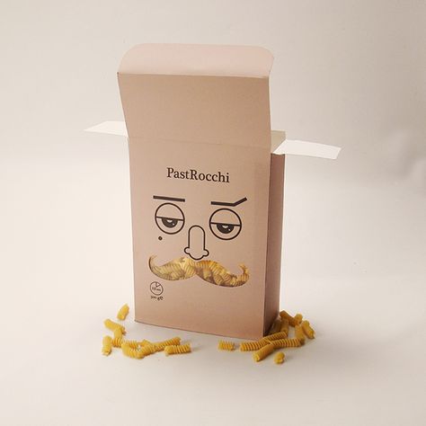 Pasta Box Packaging Design, Creative Pasta Packaging, Pasta Box Design, Spaghetti Packaging, Pasta Packaging, Pasta Brands, Pasta Box, Clever Packaging, Little Buddha