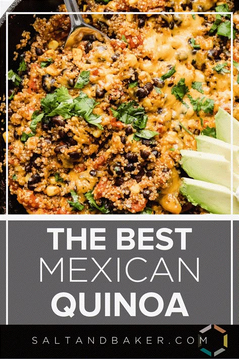 Mexican Quinoa Crockpot, Mexican Quinoa Skillet, Mexican Style Quinoa, Quinoa With Tomatoes, Quinoa One Pot Meals, Quinoa Beans Recipes, Quinoa Recipes Mexican, Mexican Quinoa Recipes, Quinoa Mexican Casserole