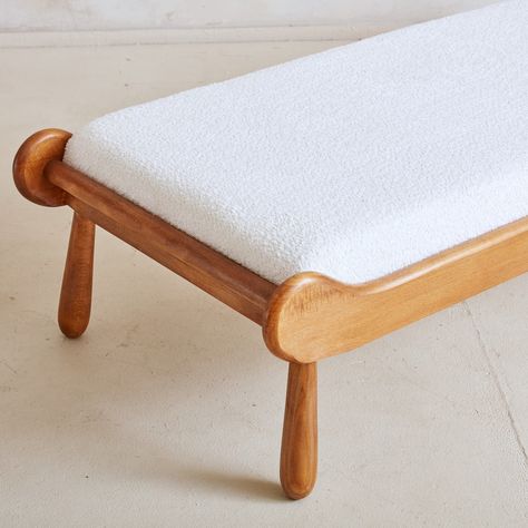 Every home should have a little bit of 1970s France. ⁠ ⁠Beech Wood Daybed + matching Bench, sourced in the South of France. Elegant frames support cushioned seats in fresh white boucle. Sold individually. Find them at our Link in Bio, our curated feature web page for 'The French Look,' or send us a DM.⁠ ⁠ ⁠ French Look, Wood Daybed, Decor 2024, Elegant Frame, The South Of France, South Of France, Web Page, Beech Wood, Daybed