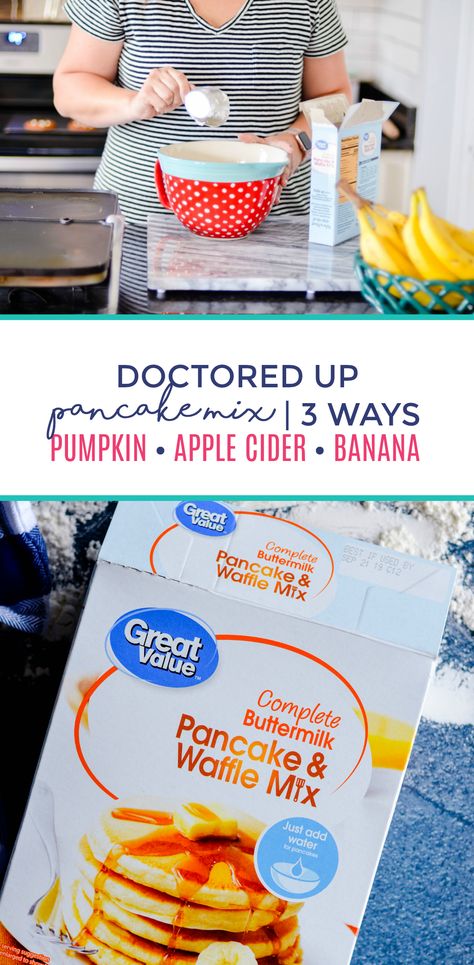 Pumpkin Pancake Mix, Apple Cider Pancakes, Pancake Banane, Pumpkin Chocolate Chip Pancakes, Pancakes Banana, Banana Chocolate Chip Pancakes, Pancake Mix Recipe, Banana Waffles, Buckwheat Cake