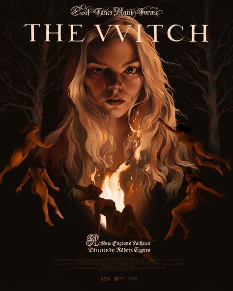 The Witch 2015, Movie Poster Project, The Vvitch, Robert Eggers, Live Deliciously, 80s Movie Posters, Series Quotes, Procreate Drawing, Be With You Movie