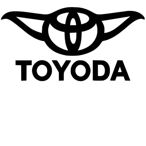 Excited to share this item from my #etsy shop: Funny Toyoda Star Wars Yoda Decal Sticker Toyota Vinyl Window Bumper Star Wars Drawings Easy, Volkswagen Decal, Star Wars Cricut, Yoda Decals, Star Wars Logos, Car Decal Svg, Star Wars Symbols, Star Wars Decal, Star Wars Svg