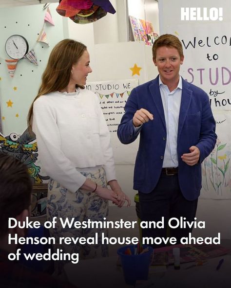 With just over three weeks until Hugh Grosvenor marries fiancée Olivia Henson, the 7th Duke of Westminster revealed that they’re in the midst of relocating ❤️ Link in bio for what the couple said about their move Duke Of Westminster, Hugh Grosvenor, Hello Magazine, Relocation, Westminster, Link In Bio, Magazine, Instagram