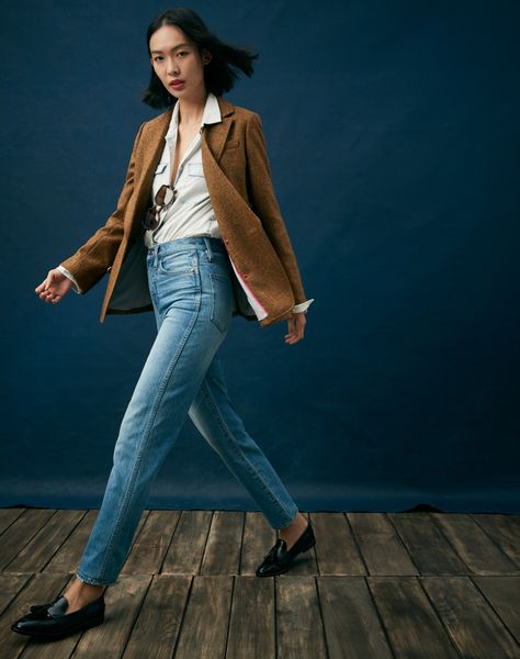 Women's New Arrivals : Dresses, Shoes & More | J.Crew Jcrew Style Inspiration, J Crew Looks, Jcrew Style, Jcrew Fall, Rustic Outfits, Blazer Outfits Casual, Transitional Dressing, Model Looks, J Crew Style