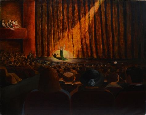 1stdibs Landscape Painting - York City Theatre View 1920 Opera Signed Oil 1920 Ashcan School 1950 Aesthetic, Ashcan School, Night At The Opera, A Night At The Opera, The Opera, Music Covers, Top Vintage, Halloween Costumes For Kids, Book Characters