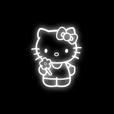 Neon Hello Kitty, Overlay Watermark, Wattpad Cover Template, Black And White Wallpaper Iphone, Watermark Ideas, Cat App, Hello Kitty Photos, Y2k Hello Kitty, Y2k Profile Picture