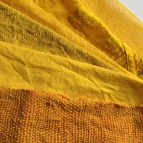 Sew Stitch Knit: Dyeing with Turmeric Turmeric Dye Fabric, Turmeric Dye, Sewing Stitches By Hand, Color Harmonies, Machine Stitches, Christian Singles, Natural Dye Fabric, Eco Dyeing, Textile Bag