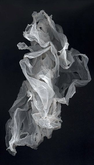 Fragment No.10 by Huang Xu  Title	 	'Fragment No.10'  Artist	 	Huang Xu  Countries	 	China  Exhibitions	 	Huang Xu  Media	 	Rice Paper (r) or Chromophotograph (c)  Year	 	2007 Arte Inspo, A Level Art, Paper Sculpture, White Photo, Plastic Bags, Art Plastique, Beijing, Installation Art, Art Direction