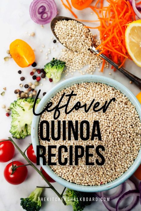 Recipes With Leftover Quinoa, Things To Do With Quinoa, Quinoa Leftover Recipes, Things To Make With Quinoa, Quinoa Baking Recipes, Leftover Cooked Quinoa Recipes, What To Do With Leftover Quinoa, Ways To Use Quinoa, Cooked Quinoa Recipes Desserts