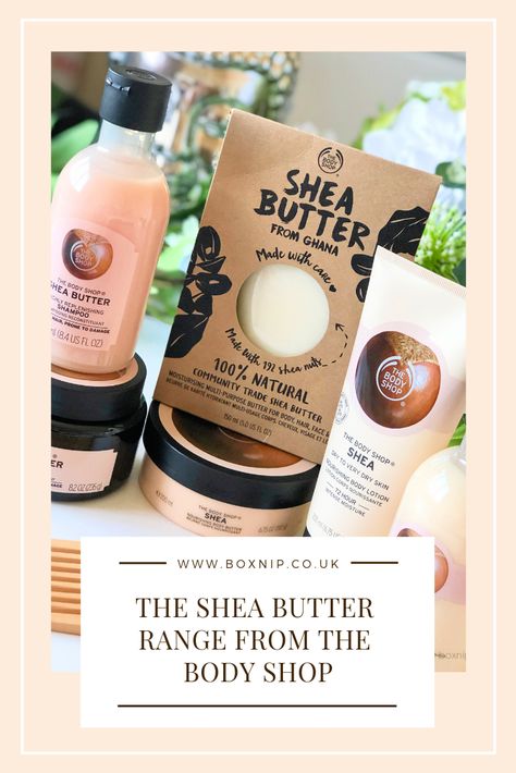 Shea Butter Range from The Body Shop Shea Butter Perfume, Body Shop At Home Ideas, Bodyshop Skincare, Body Shop Products, Shea Butter Products, Best Body Shop Products, The Body Shop At Home, Body Shop Skincare, Body Shop Body Butter