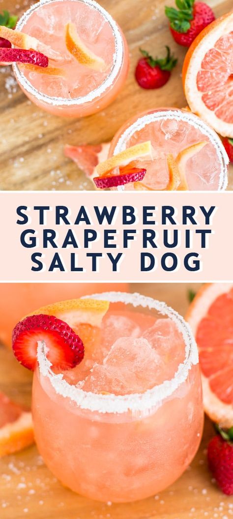 Salty Dog Cocktail Recipe, Salty Dog Cocktail, Dog Cocktail, Mississippi Pot Roast, Food Dog, Salty Dog, Mixed Drinks Recipes, Vodka Drinks, Cocktail Drinks Recipes