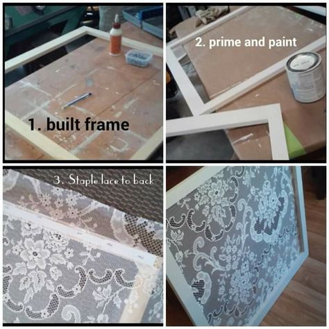 Diy Lace Privacy Window, Window Coverings Diy, Lace Window, Shelves Storage, Diy Apartment Furniture, Cabinets Diy, Diy Window, Small Balcony Ideas, Cardboard Furniture