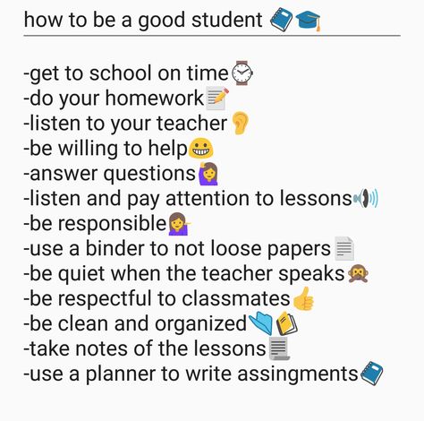 How To Be A Honor Student, Tips To Be A Good Student, How To Be A Valedictorian, How To Be Teachers Favorite, Top Student Tips, How To Be A Smart Student, Perfect Student Routine, New Student Tips, How To Be Good Student