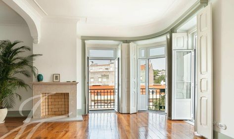 Charming Apartment, With 3 Bedrooms, 186m2, View, In Lisbon, Lisbon, Portugal For Sale (12294716) Apartments In Portugal, Lisbon Apartment Aesthetic, Portugal Apartment, Charming Apartment, Lisbon Apartment, Amazing Apartments, Portugal Lisbon, Small Terrace, Apartment Aesthetic