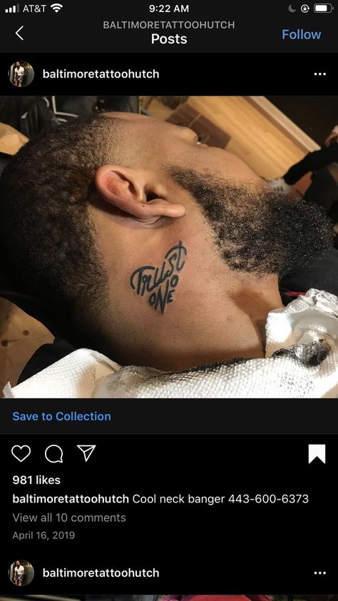 Small Nek Tattoo Men, Protected By Angels Tattoo, Small Neck Tats Men, Trust No One Tattoo Neck, Black Male Neck Tattoos, Risk Taker Neck Tattoo, Dope Neck Tattoos For Men, Neck Tattoos For Men Black, Side Neck Tattoo For Guys Ideas