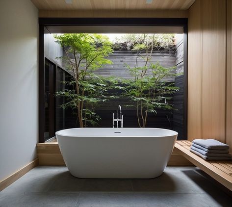 "Who needs a trip to Japan when you can have a hinoki bathtub right at home? This white urban townhouse brings a splash of Japanese luxury with a stunning, minimalist hinoki tub. It's like having your own private onsen... without the jet lag! 🛁✨ #UrbanLiving #JapaneseLuxury #HinokiBath #HomeInspo #ModernDesign #HouseGoals #MinimalistStyle #InteriorDesign #DreamHome #CityLiving #LuxuryLiving #BathroomGoals #HomeStyle #HomeDesign #ModernElegance #DesignInspiration #ZenLiving #ArchitectureLove... Hinoki Bathtub, Urban Townhouse, Private Onsen, Japanese Luxury, Black Lifestyle, Trip To Japan, Bathroom Goals, Jet Lag, Urban Living