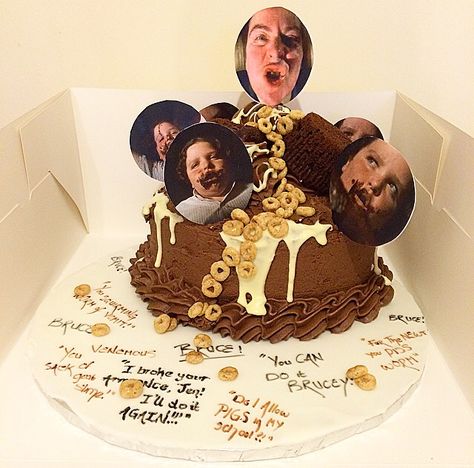 Matilda Bruce Bogtrotter Cake, Bruce Cake, Matilda Party, Bruce Bogtrotter, Matilda Cake, Party Funny, Theatre Kid, Piece Of Cakes, Homemade Cakes