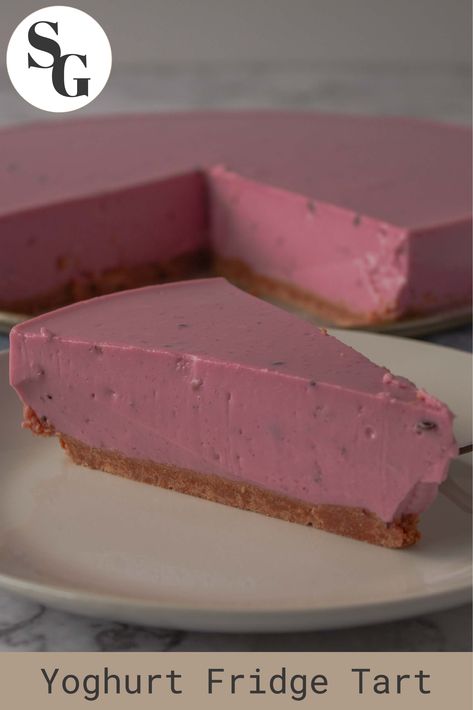 Yogurt Tart, Peppermint Crisp Tart, Nice Biscuits, Dessert For Summer, Easy Tart Recipes, Fridge Cake, Easy Puddings, Panna Cotta Recipe, Tart Filling