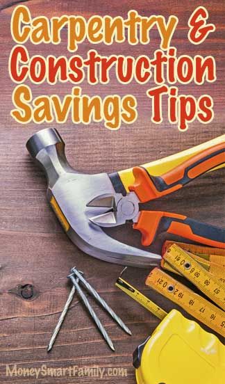 Carpentry and Construction Money Saving Tips & Hacks. Carpentry Tips And Tricks, Carpentry Hacks Tips And Tricks, Prepping Nails, Making Pallet Furniture, Construction Hacks, Diy Garden Decor Projects, Mortgage Advice, Tool Board, Household Expenses