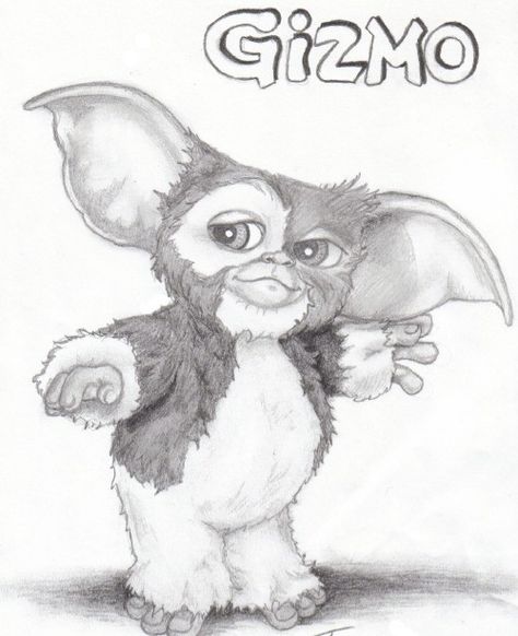 Gremlins Drawing, Gizmo Drawing, Tiger Art Drawing, Funny Cartoon Photos, Chucky Tattoo, Cartoons 80s 90s, Graffiti Pictures, Sketch Tattoo Design, Cartoon Books