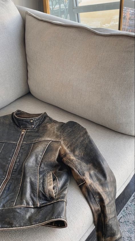 Vintage Moto Jacket, Ripped Leather Jacket, Distressed Brown Leather Jacket, Vintage Distressed Leather Jacket, Fitted Distressed Leather Jacket, Distressed Brown Leather Moto Jacket, Washed Leather Jacket, Brown Moto Jacket, Distressed Leather Jacket