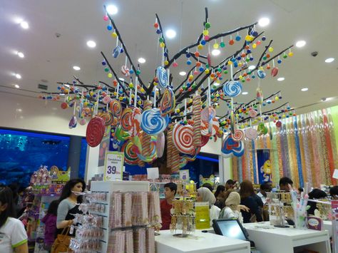 Candy Themed Party, Candy Tree, Lime Tree, Beach Park, Silent Auction, Dubai Travel, Willy Wonka, Chocolate Factory, 80th Birthday