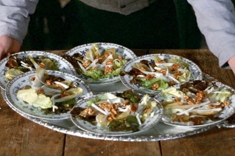 Endive and walnut salad in Babette’s Feast (1988) Babette's Feast, Walnut Salad, Walnut, Salad, Film, Quick Saves