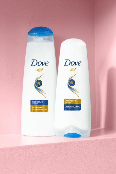 Dove Intensive Repair Shampoo and Conditioner Dove Shampoo And Conditioner, Dove Hair Care, Dove Shampoo, Scalp Serum, Hair Care Tips, Pinterest Board, Shampoo And Conditioner, Bath And Body Works, Body Works