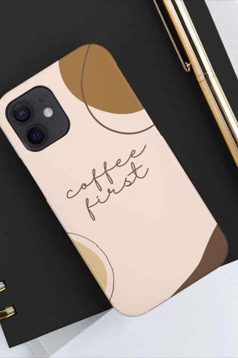 Iphone case for 11-14 models. Make it more personalised with your own text on the case. Come to my store for more! Coffee Text, Coffee Phone Case, Phone Case Diy Paint, Minimalist Phone, Trendy Iphone Cases, Easy Love Drawings, Coffee Theme, Diy Coffee, Diy Paint