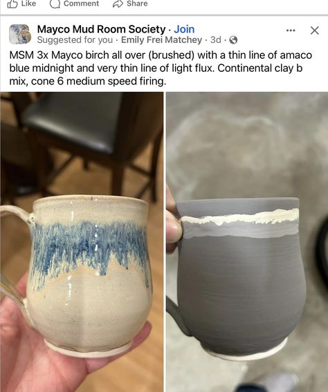 Mayco Low Fire Glaze Combinations, Mayco Light Flux Glaze Combinations, Light Flux Glaze Combinations, Light Flux Glaze, Flux Glaze Combinations, Boat Colors, Mayco Glaze, Glaze Techniques, Glaze Combinations