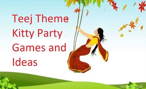 If you are planning a Teej theme kitty party, check this post with a list of 5 Teej Kitty Party Games and have a super hit Teej party. One Minute Party Games, Jennifer Lawrence Wallpaper, Couple Party Games, Rainy Day Drawing, Ladies Kitty Party Games, Kitty Party Themes, Teej Festival, Games For Ladies, One Minute Games