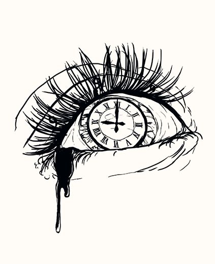 Clock Drawings, Like Clockwork, Kunst Tattoos, Queens Of The Stone Age, Dark Art Tattoo, Tattoo Style Drawings, 다크 판타지, Tattoo Art Drawings, Dark Art Drawings