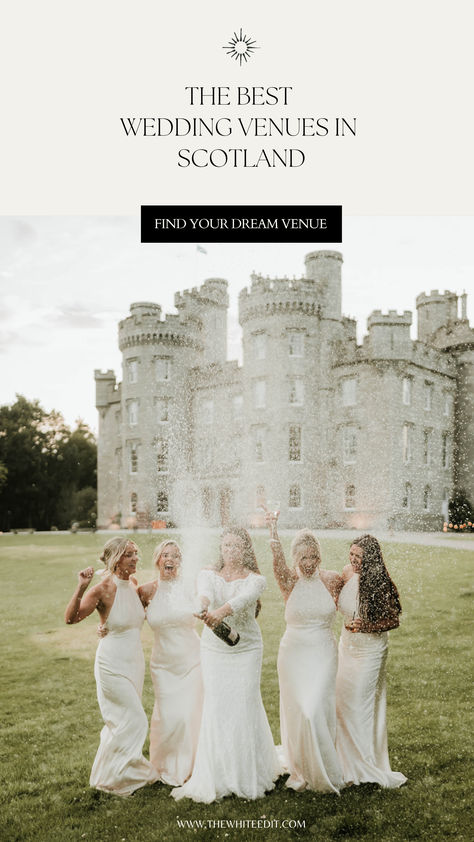 best wedding venues in Scotland Scottish Castle Wedding, Unique Wedding Venue, Castle Wedding Venue, Wedding Venues Uk, Bridal Photographs, Castles In Scotland, Dream Venue, Destination Wedding Venues, Unique Wedding Venues