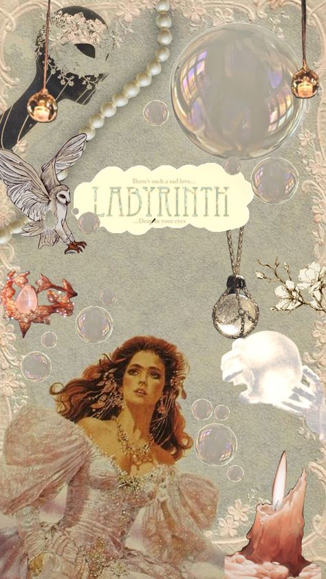 Labyrinth Lockscreen, The Labyrinth Aesthetic Wallpaper, Labyrinth Movie Wallpaper, Labyrinth Aesthetic Wallpaper, Labrynth Movie Aesthetic, The Labyrinth Aesthetic, Labyrinth Aesthetic, David Bowie Wallpaper, Labyrinth Poster