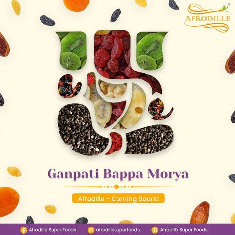 May Lord Ganapati always be by your side in every test of your life. Happy Ganesh Chaturthi! #ganpati #ganpatibappamorya_ #ganesha #ganeshchaturthi #driedfruit #ganeshachaturthi2021 #foodie #superfood #health #healthylifestyle #dehydratedfruit #chiaseeds #prunes Dehydrated Fruit, Happy Ganesh, Happy Ganesh Chaturthi, Ganesh Chaturthi, Fruit Juice, By Your Side, Chia Seeds, Dried Fruit, Organic Recipes